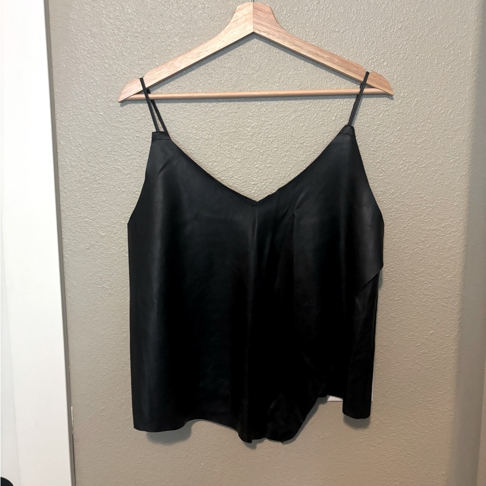 Do + Be Fo Leather Tank Top